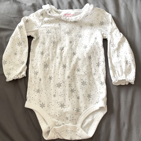 OshKosh Girls’ Snowflake Onesie
